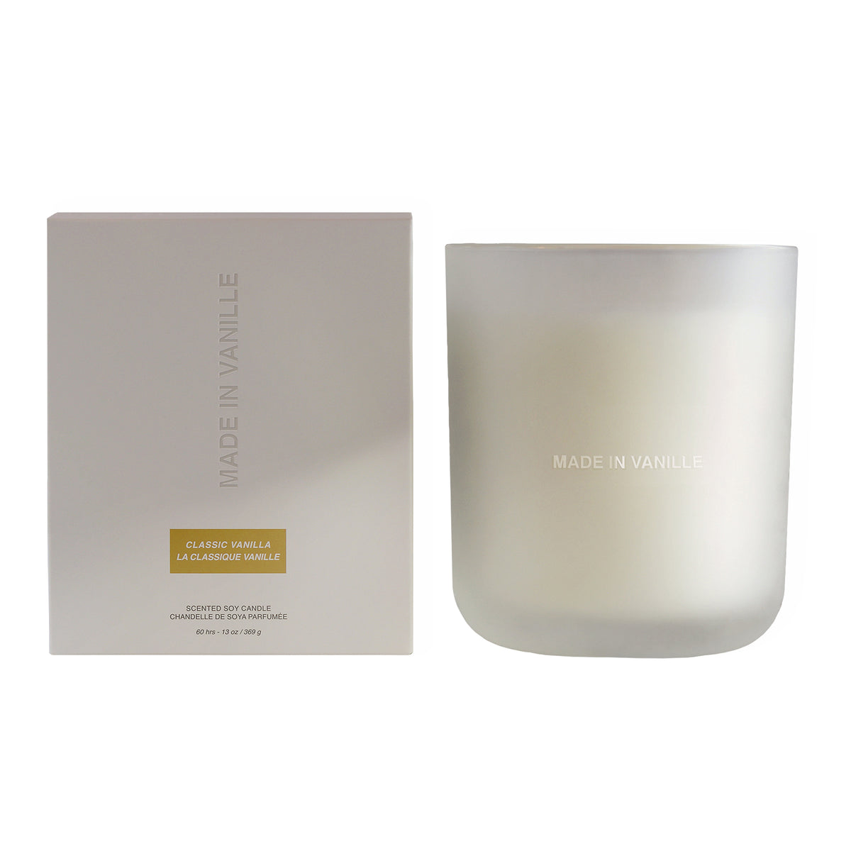 Classic Vanilla Candle - Chandelle La Classique Vanille – MADE IN